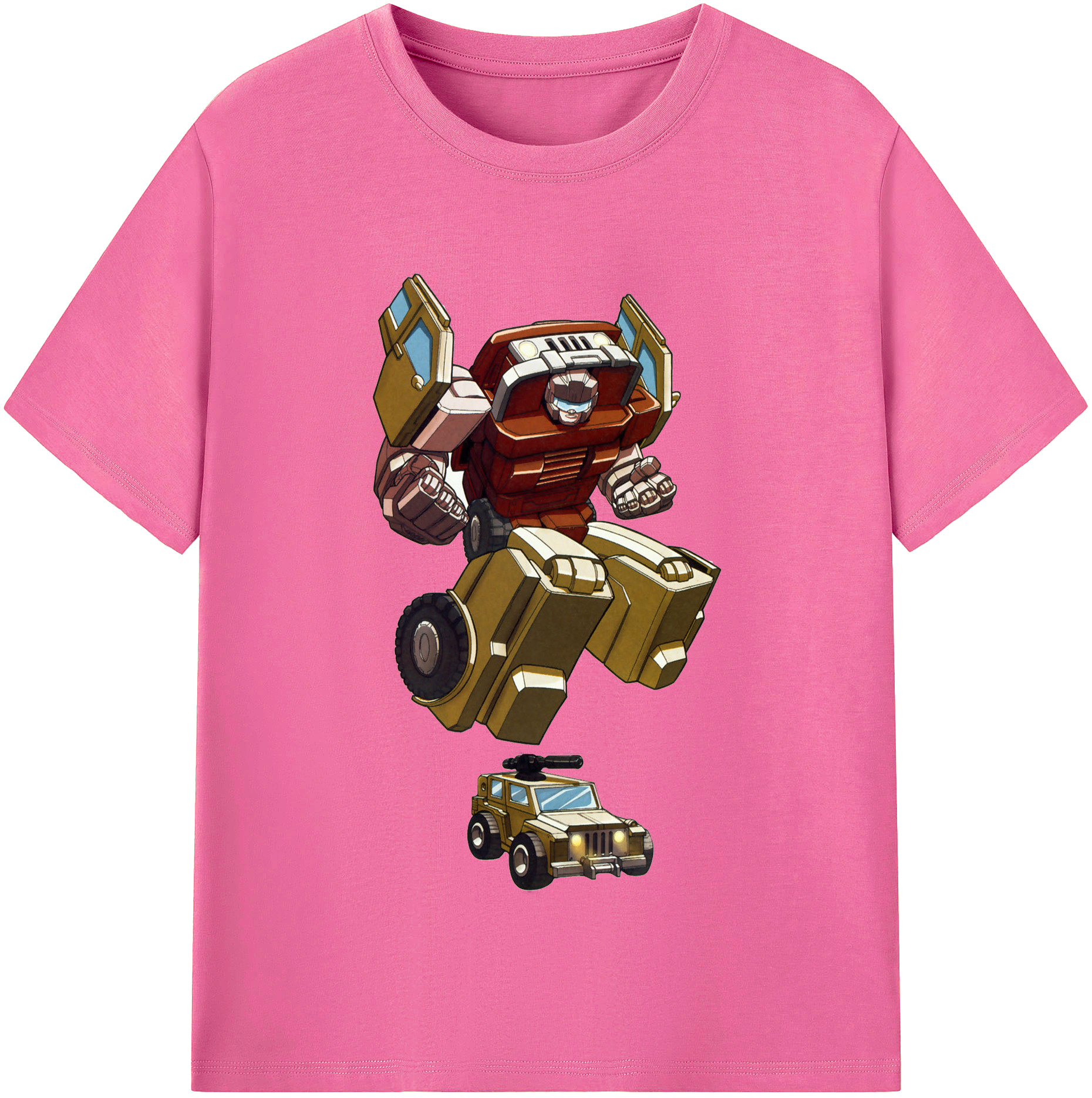 （画像用）  レディースカジュアルプリントTシャツ（綿100％）